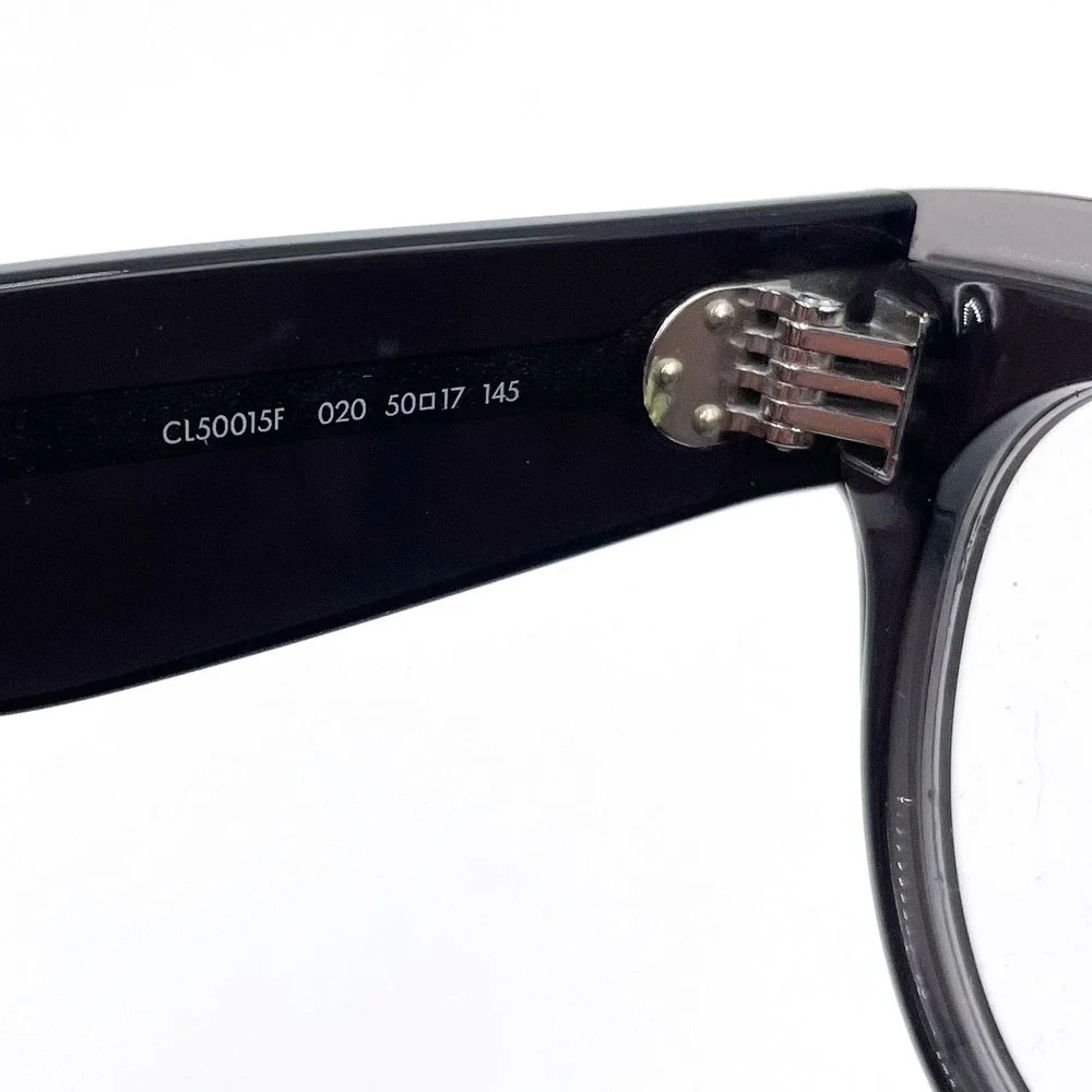 Celine‎ Eyeglasses Dark Gray Acetate Frames Full Rim Square Optical CL50015F